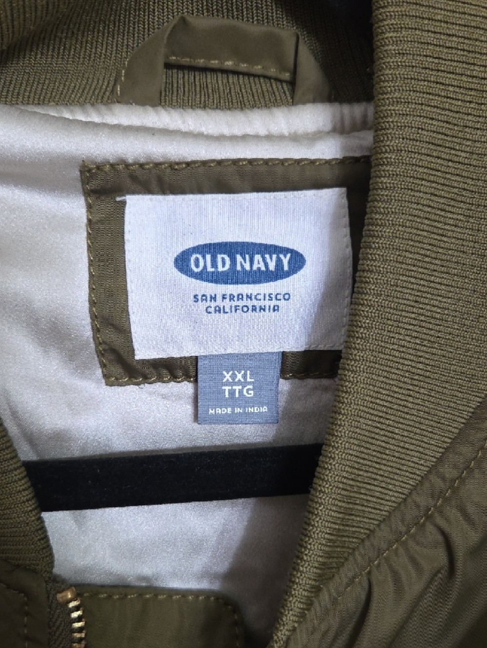 Old Navy Army Green Bomber Jacket Women's XXL - Picture 2 of 3
